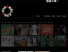 Tablet Screenshot of endlessnoise.com